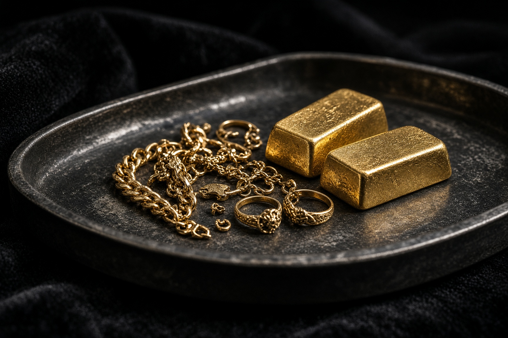 Gold bullion bars
